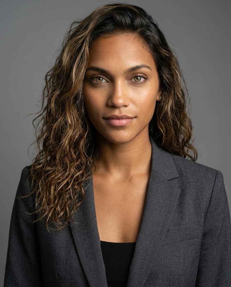 After - professional female headshot